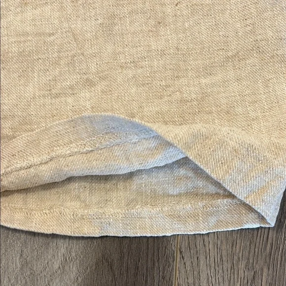 Dynamite Tan linen with Relaxed Straight-Leg Fit - Picture 6 of 10